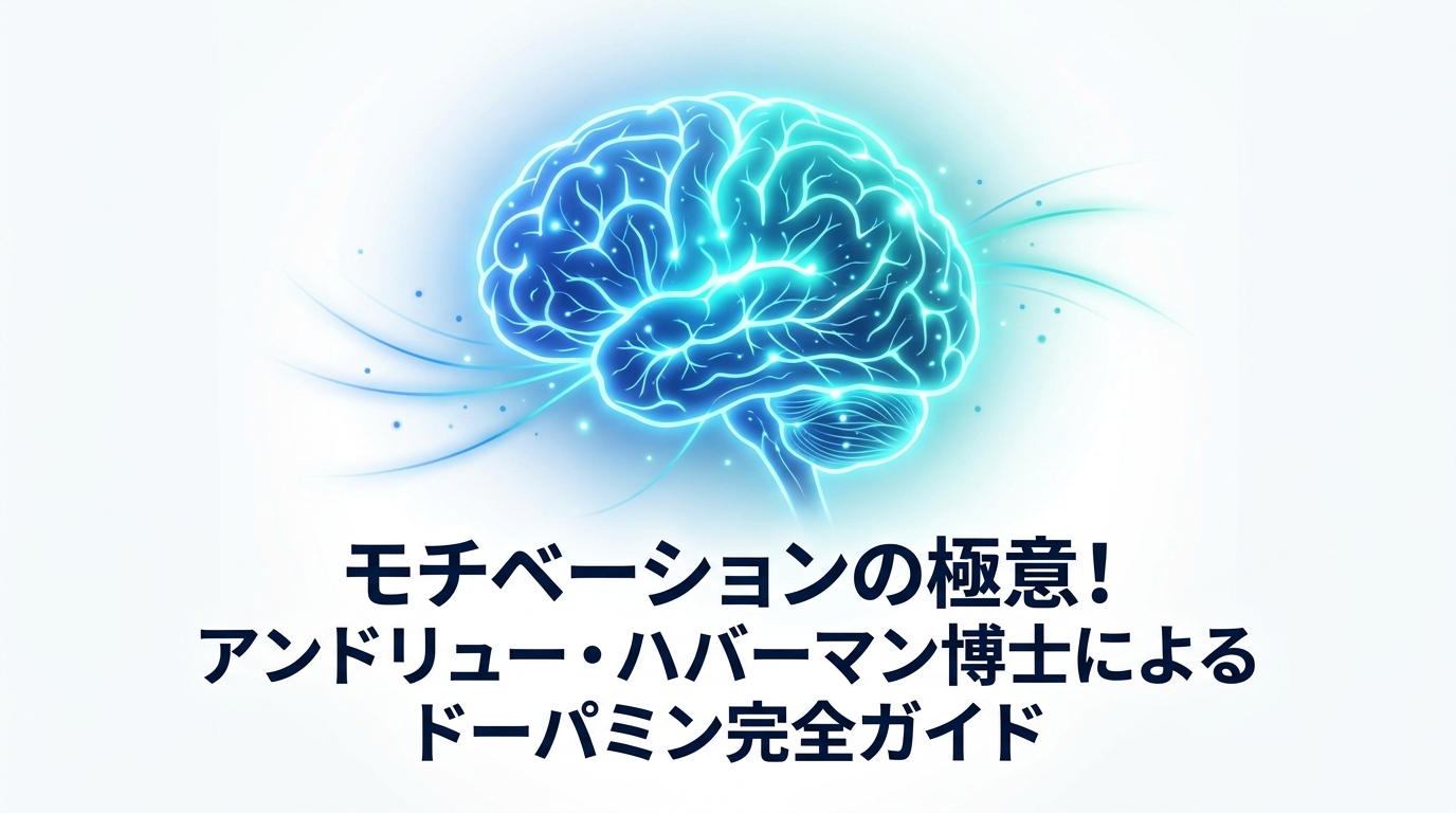 モチベーションを自在に操る!アンドリュー・ハーバーマン博士が解説する「ドーパミン完全攻略ガイド」